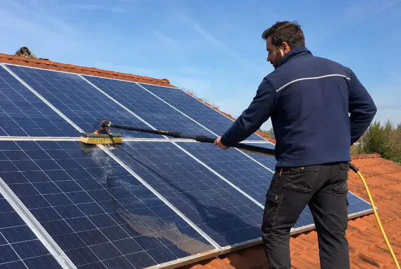 Nettoyage et entretien de panneaux solaires à Saint-Jean-de-Boiseau