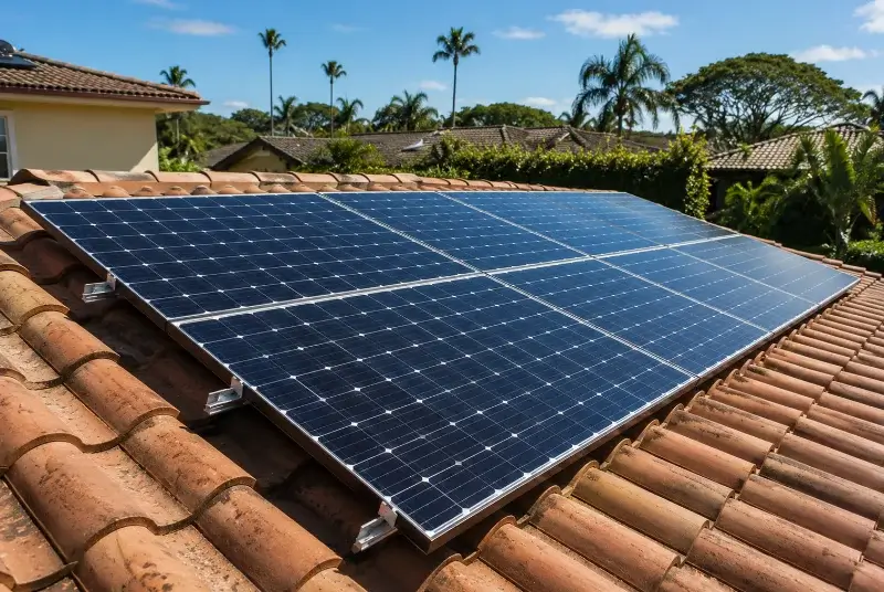 Installation de panneaux solaires à Saint-Jean-de-Boiseau